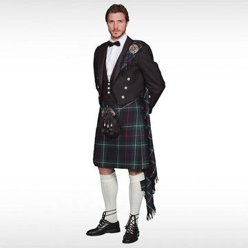 Formal Prince Charlie Kilt Outfit Package 11 PCS Sets - biznimart